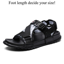 Load image into Gallery viewer, Men Sandals Gladiators Casual Roman Shoes Outside Breathable Mens Sandals Summer Comfortable Light Sandalias Hombre Plus Size 46 - My Active Store 