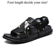 Load image into Gallery viewer, Men Sandals Gladiators Casual Roman Shoes Outside Breathable Mens Sandals Summer Comfortable Light Sandalias Hombre Plus Size 46 - My Active Store 