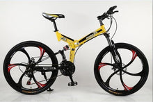 Load image into Gallery viewer, KUBEEN mountain bike 26-inch steel 21-speed bicycles dual disc brakes variable speed road bikes racing bicycle BMX Bike - My Active Store 