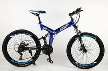 Load image into Gallery viewer, KUBEEN mountain bike 26-inch steel 21-speed bicycles dual disc brakes variable speed road bikes racing bicycle BMX Bike - My Active Store 
