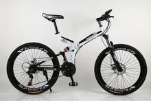 Load image into Gallery viewer, KUBEEN mountain bike 26-inch steel 21-speed bicycles dual disc brakes variable speed road bikes racing bicycle BMX Bike - My Active Store 