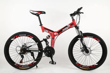 Load image into Gallery viewer, KUBEEN mountain bike 26-inch steel 21-speed bicycles dual disc brakes variable speed road bikes racing bicycle BMX Bike - My Active Store 