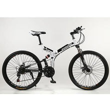 Load image into Gallery viewer, KUBEEN mountain bike 26-inch steel 21-speed bicycles dual disc brakes variable speed road bikes racing bicycle BMX Bike - My Active Store 
