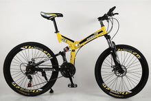 Load image into Gallery viewer, KUBEEN mountain bike 26-inch steel 21-speed bicycles dual disc brakes variable speed road bikes racing bicycle BMX Bike - My Active Store 