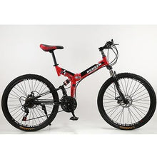 Load image into Gallery viewer, KUBEEN mountain bike 26-inch steel 21-speed bicycles dual disc brakes variable speed road bikes racing bicycle BMX Bike - My Active Store 