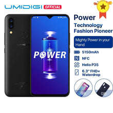 Load image into Gallery viewer, UMIDIGI Power Android 9.0 5150mAh Big Battery 18W 6.3' FHD+ Waterdrop Screen 4GB+64GB Helio P35 Global Version Smartphone 16MP - My Active Store 