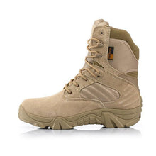 Load image into Gallery viewer, Military Tactical Mens Boots Special Force Leather Waterproof Desert Combat Ankle Boot Army Work Shoes Plus Size 39-47 - My Active Store 
