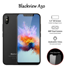 Load image into Gallery viewer, Blackview A30 5.5inch Smartphone Quad Core Mobile Phone 19:9 Full Screen  3G Cellphone MTK6580A Face ID 2GB+16GB Android 8.1 - My Active Store 