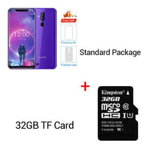 Load image into Gallery viewer, OUKITEL C12 6.18" Android 8.1 Mobile Phone MT6580 Quad Core 2G RAM 16G ROM Fingerprint 3G 3300mAh Smartphone Face ID - My Active Store 