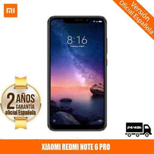 Load image into Gallery viewer, [Official Spanish Version Warranty] Xiaomi Note Redmi 6 Pro Smartphones 6.26 ”Screen notched 3 hard GB 32 hard GB, dual SIM - My Active Store 