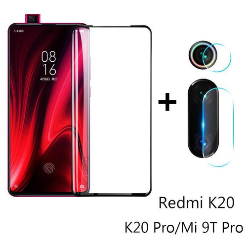 2 in 1 Protective Glass For Xiaomi Mi 9T K20 Pro Camera Screen Protector Safety Film Lens Tempered Glass On Redmi Red mi K20 Pro - My Active Store 