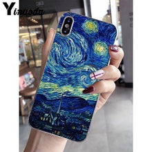 Load image into Gallery viewer, Yinuoda Van Gogh Oil Painting Monet Oil Painting Soft Shell Phone Cover for iPhone X XS MAX  6 6s 7 7plus 8 8Plus 5 5S SE XR 10 - My Active Store 