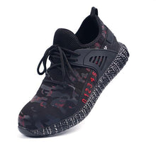 Load image into Gallery viewer, Men's Steel Toe Work Safety Shoes Casual Breathable Outdoor Sneakers Puncture Proof Boots Comfortable Industrial Shoes for Men - My Active Store 