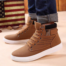 Load image into Gallery viewer, Ankle boots warm men snow boots winter Lace-up men shoes 2019 new arrival fashion flock plush winter boots men size 39-47 - My Active Store 