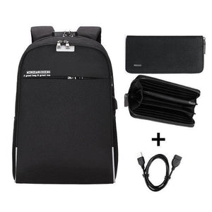 Teenager USB antitheft password backpacks Lightweight men's and women's travel Laptop school bag shoulder bag mochilas de escola - My Active Store 