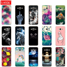Load image into Gallery viewer, Soft TPU Case for Samsung J3 2015 Case Silicone Cover for Samsung Galaxy J3 2016 Case J320 J320F Silicone Cover Cat flower - My Active Store 