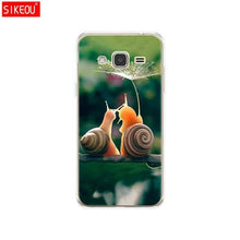 Load image into Gallery viewer, Soft TPU Case for Samsung J3 2015 Case Silicone Cover for Samsung Galaxy J3 2016 Case J320 J320F Silicone Cover Cat flower - My Active Store 