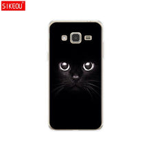 Load image into Gallery viewer, Soft TPU Case for Samsung J3 2015 Case Silicone Cover for Samsung Galaxy J3 2016 Case J320 J320F Silicone Cover Cat flower - My Active Store 