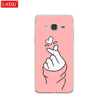 Load image into Gallery viewer, Soft TPU Case for Samsung J3 2015 Case Silicone Cover for Samsung Galaxy J3 2016 Case J320 J320F Silicone Cover Cat flower - My Active Store 