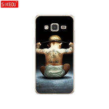 Load image into Gallery viewer, Soft TPU Case for Samsung J3 2015 Case Silicone Cover for Samsung Galaxy J3 2016 Case J320 J320F Silicone Cover Cat flower - My Active Store 