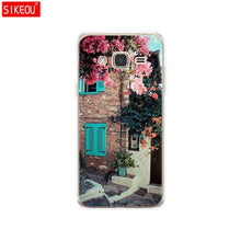 Load image into Gallery viewer, Soft TPU Case for Samsung J3 2015 Case Silicone Cover for Samsung Galaxy J3 2016 Case J320 J320F Silicone Cover Cat flower - My Active Store 