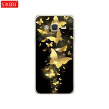 Load image into Gallery viewer, Soft TPU Case for Samsung J3 2015 Case Silicone Cover for Samsung Galaxy J3 2016 Case J320 J320F Silicone Cover Cat flower - My Active Store 