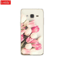 Load image into Gallery viewer, Soft TPU Case for Samsung J3 2015 Case Silicone Cover for Samsung Galaxy J3 2016 Case J320 J320F Silicone Cover Cat flower - My Active Store 