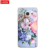 Load image into Gallery viewer, Soft TPU Case for Samsung J3 2015 Case Silicone Cover for Samsung Galaxy J3 2016 Case J320 J320F Silicone Cover Cat flower - My Active Store 