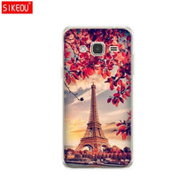 Load image into Gallery viewer, Soft TPU Case for Samsung J3 2015 Case Silicone Cover for Samsung Galaxy J3 2016 Case J320 J320F Silicone Cover Cat flower - My Active Store 