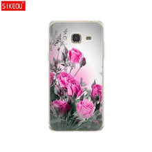 Load image into Gallery viewer, Soft TPU Case for Samsung J3 2015 Case Silicone Cover for Samsung Galaxy J3 2016 Case J320 J320F Silicone Cover Cat flower - My Active Store 