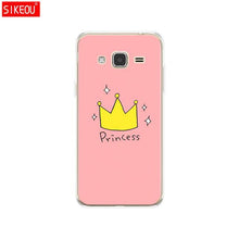 Load image into Gallery viewer, Soft TPU Case for Samsung J3 2015 Case Silicone Cover for Samsung Galaxy J3 2016 Case J320 J320F Silicone Cover Cat flower - My Active Store 