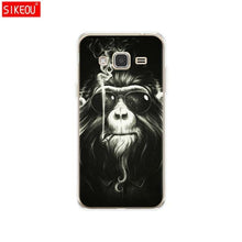 Load image into Gallery viewer, Soft TPU Case for Samsung J3 2015 Case Silicone Cover for Samsung Galaxy J3 2016 Case J320 J320F Silicone Cover Cat flower - My Active Store 