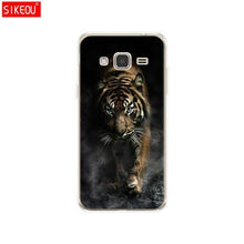 Load image into Gallery viewer, Soft TPU Case for Samsung J3 2015 Case Silicone Cover for Samsung Galaxy J3 2016 Case J320 J320F Silicone Cover Cat flower - My Active Store 