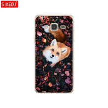Load image into Gallery viewer, Soft TPU Case for Samsung J3 2015 Case Silicone Cover for Samsung Galaxy J3 2016 Case J320 J320F Silicone Cover Cat flower - My Active Store 