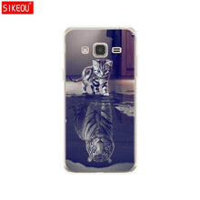 Load image into Gallery viewer, Soft TPU Case for Samsung J3 2015 Case Silicone Cover for Samsung Galaxy J3 2016 Case J320 J320F Silicone Cover Cat flower - My Active Store 