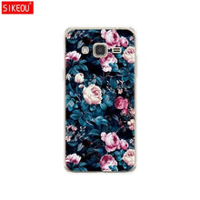 Load image into Gallery viewer, Soft TPU Case for Samsung J3 2015 Case Silicone Cover for Samsung Galaxy J3 2016 Case J320 J320F Silicone Cover Cat flower - My Active Store 