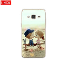 Load image into Gallery viewer, Soft TPU Case for Samsung J3 2015 Case Silicone Cover for Samsung Galaxy J3 2016 Case J320 J320F Silicone Cover Cat flower - My Active Store 