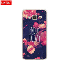 Load image into Gallery viewer, Soft TPU Case for Samsung J3 2015 Case Silicone Cover for Samsung Galaxy J3 2016 Case J320 J320F Silicone Cover Cat flower - My Active Store 