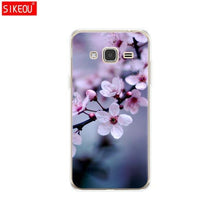 Load image into Gallery viewer, Soft TPU Case for Samsung J3 2015 Case Silicone Cover for Samsung Galaxy J3 2016 Case J320 J320F Silicone Cover Cat flower - My Active Store 