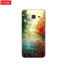 Load image into Gallery viewer, Soft TPU Case for Samsung J3 2015 Case Silicone Cover for Samsung Galaxy J3 2016 Case J320 J320F Silicone Cover Cat flower - My Active Store 