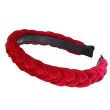 Load image into Gallery viewer, MOLANS Autumn Hair Accessories Wide Shiny Weaving Hairbands Braided Headband Hair Hoop Fashion Hair Bands Bezel Headdress - My Active Store 