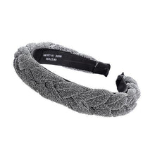 Load image into Gallery viewer, MOLANS Autumn Hair Accessories Wide Shiny Weaving Hairbands Braided Headband Hair Hoop Fashion Hair Bands Bezel Headdress - My Active Store 