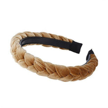 Load image into Gallery viewer, MOLANS Autumn Hair Accessories Wide Shiny Weaving Hairbands Braided Headband Hair Hoop Fashion Hair Bands Bezel Headdress - My Active Store 