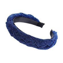 Load image into Gallery viewer, MOLANS Autumn Hair Accessories Wide Shiny Weaving Hairbands Braided Headband Hair Hoop Fashion Hair Bands Bezel Headdress - My Active Store 