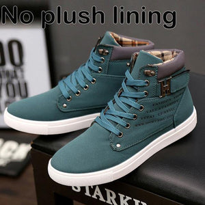 Ankle boots warm men snow boots winter Lace-up men shoes 2019 new arrival fashion flock plush winter boots men size 39-47 - My Active Store 