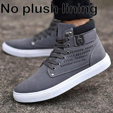 Load image into Gallery viewer, Ankle boots warm men snow boots winter Lace-up men shoes 2019 new arrival fashion flock plush winter boots men size 39-47 - My Active Store 