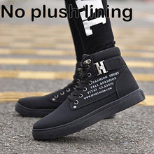 Load image into Gallery viewer, Ankle boots warm men snow boots winter Lace-up men shoes 2019 new arrival fashion flock plush winter boots men size 39-47 - My Active Store 