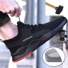 Load image into Gallery viewer, Men's Steel Toe Work Safety Shoes Casual Breathable Outdoor Sneakers Puncture Proof Boots Comfortable Industrial Shoes for Men - My Active Store 