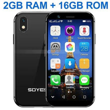 Load image into Gallery viewer, SOYES XS small mini 4G smartphone support Google play 3GB +32GB 2GB+16GB 3.0" mobile phone android 6.0 Unlock Dual sim Face ID - My Active Store 
