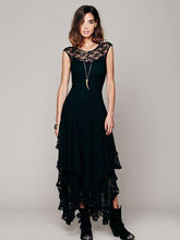 Load image into Gallery viewer, 2019 Summer Autumn Lace Up Fashion Sexy Long Dress Women High Quality Asymmetrical Backless Lady Beach Wear - My Active Store 